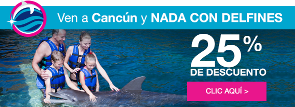 nado con delfines en cancun