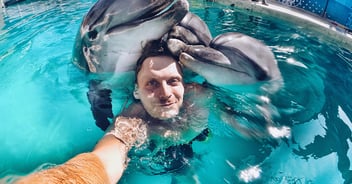 Nado con delfines riviera maya- Delphinus
