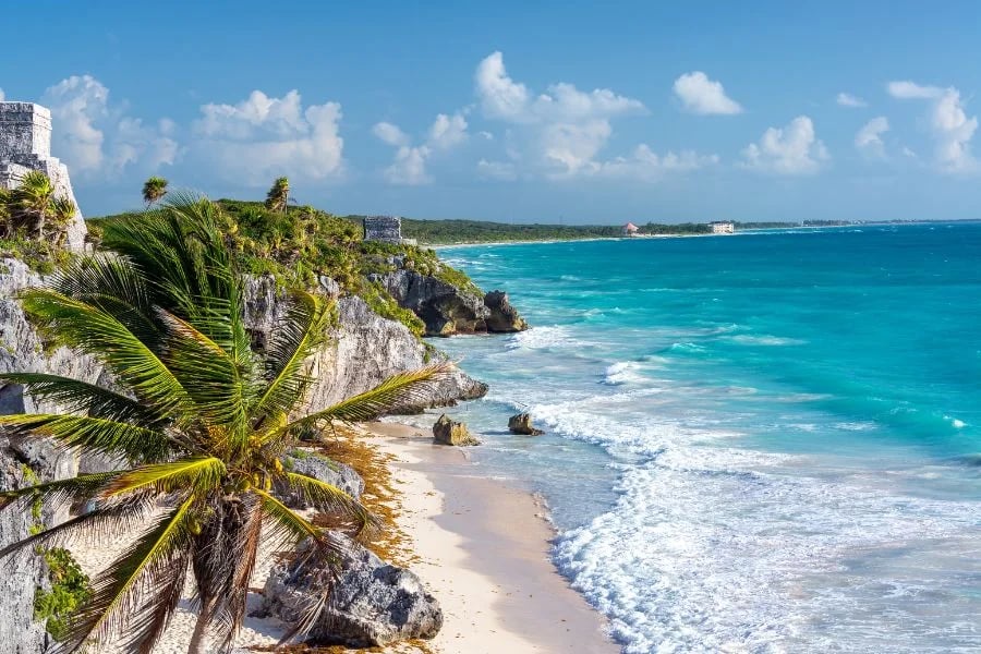 hermosas playas en riviera maya