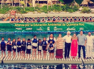 Enviromental Education - Delphinus nado con delfines en mexico cancun riviera maya