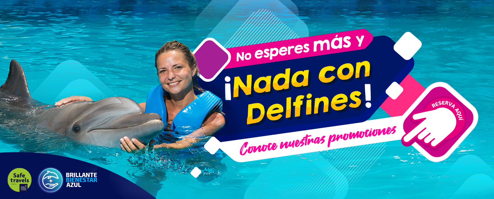 Nado con delfines Cancun y Riviera Maya